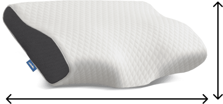 Derila ergonomic memory foam pillow